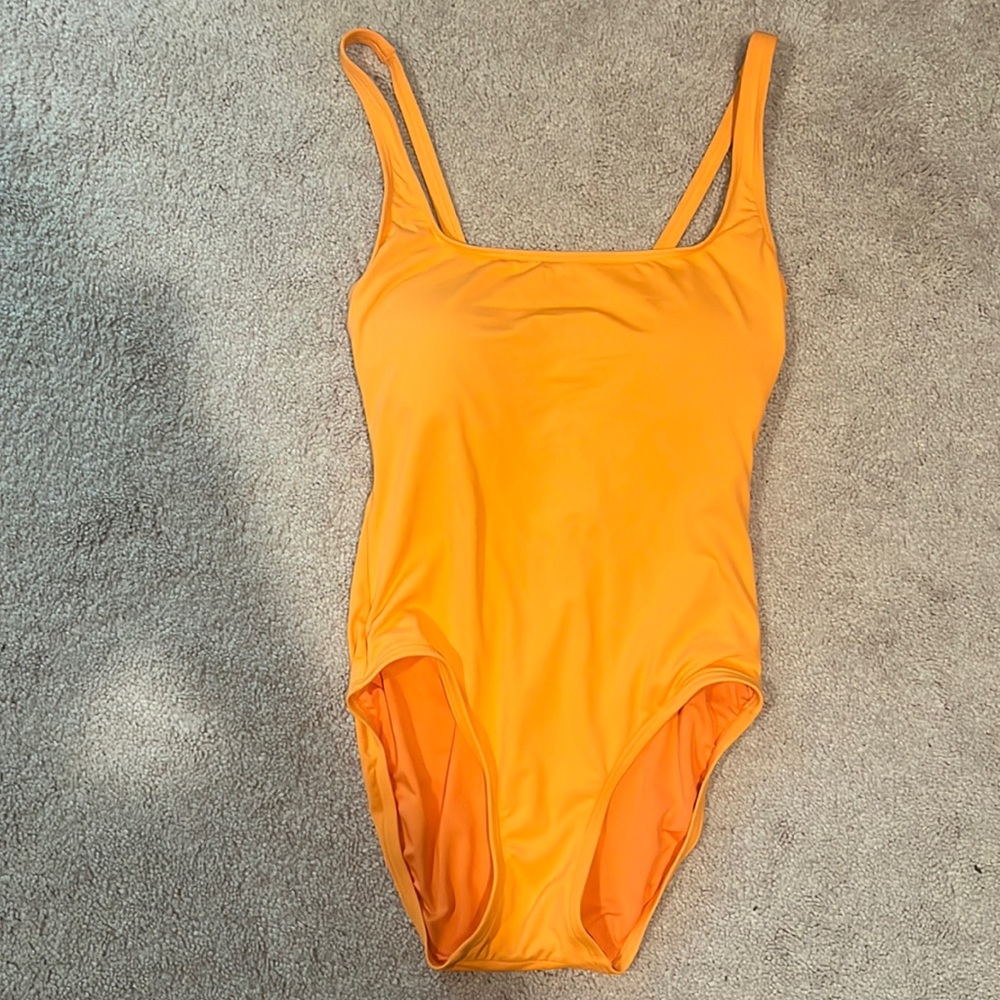 Orange Michael Kors Onepiece swim suit